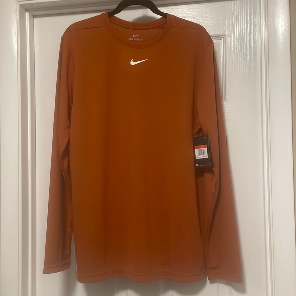 Men’s Nike large long sleeve dri-fit shirt.